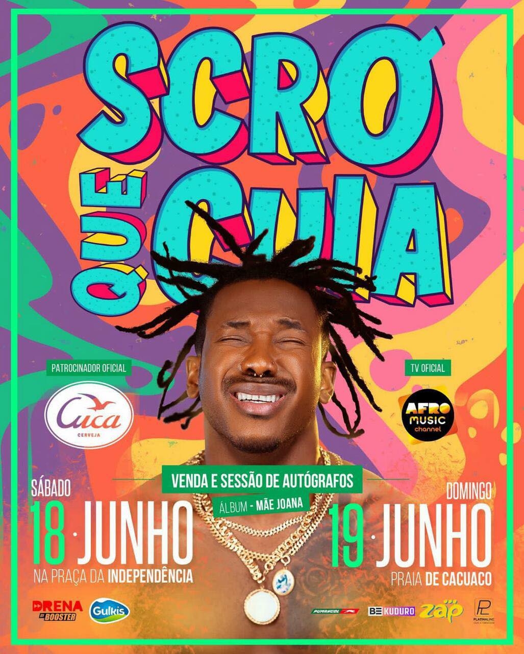 Venda e Sessão de Autógrafos - Scró Que Cuia